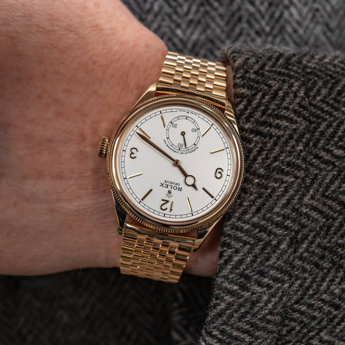 Perpetual 1908 39mm Yellow Gold Intense White Dial m52508-0008