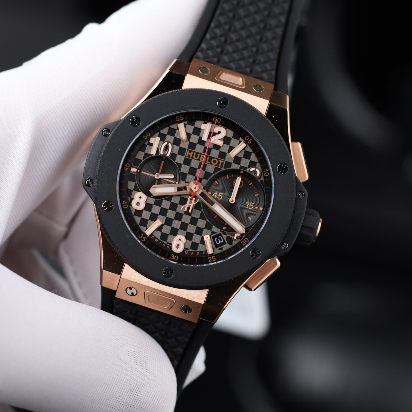 Big Bang 43mm 20th Anniversary King Gold Ceramic Chronograph Watch 431.OM.1380.RX