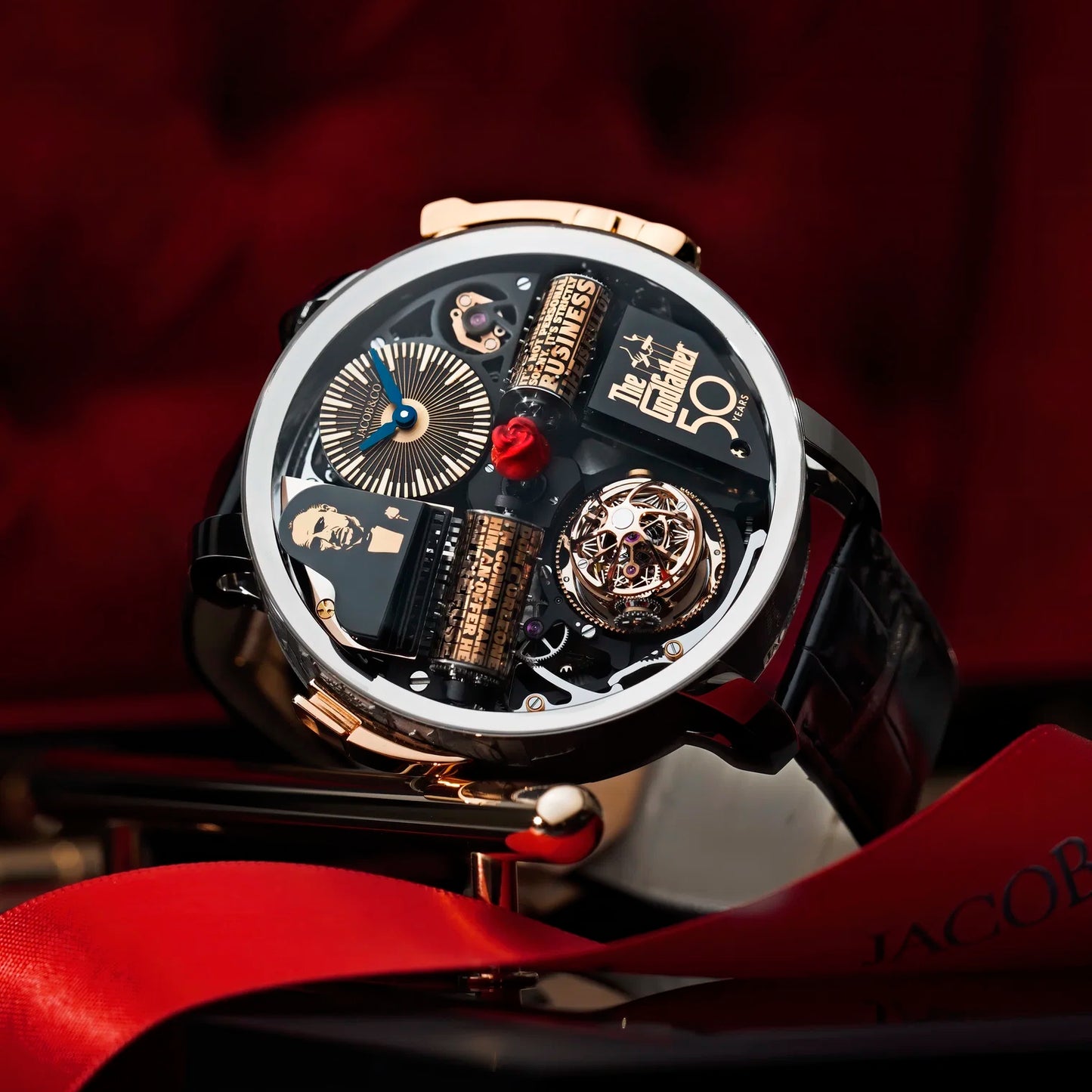 Opera Godfather 50th Anniversary 49mm White Gold Manual Winding OP110.30.AA.AA.A