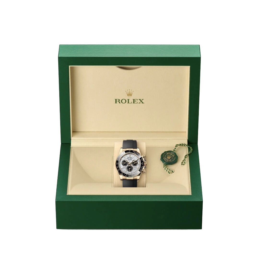 Daytona 40mm Oyster Perpetual Yellow Gold with Meteorite and Black Dial M126518LN-0016