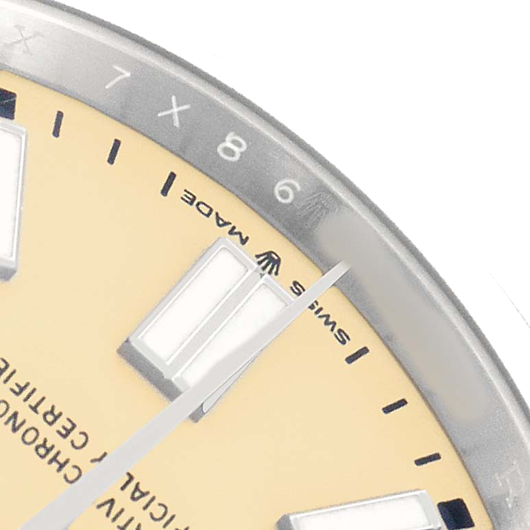 Oyster Perpetual 41mm Steel Beige Dial Mens Watch 134300