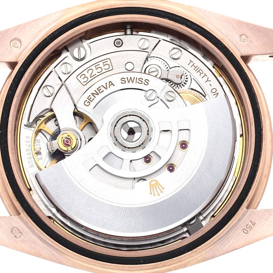 President Day-Date 40mm Rose Gold Chocolate Diamond Watch 228235