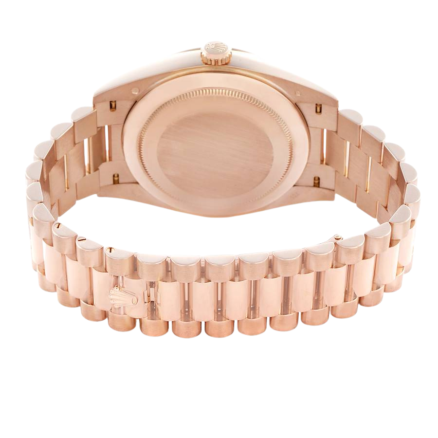 President Day-Date 40mm Rose Gold Chocolate Diamond Watch 228235