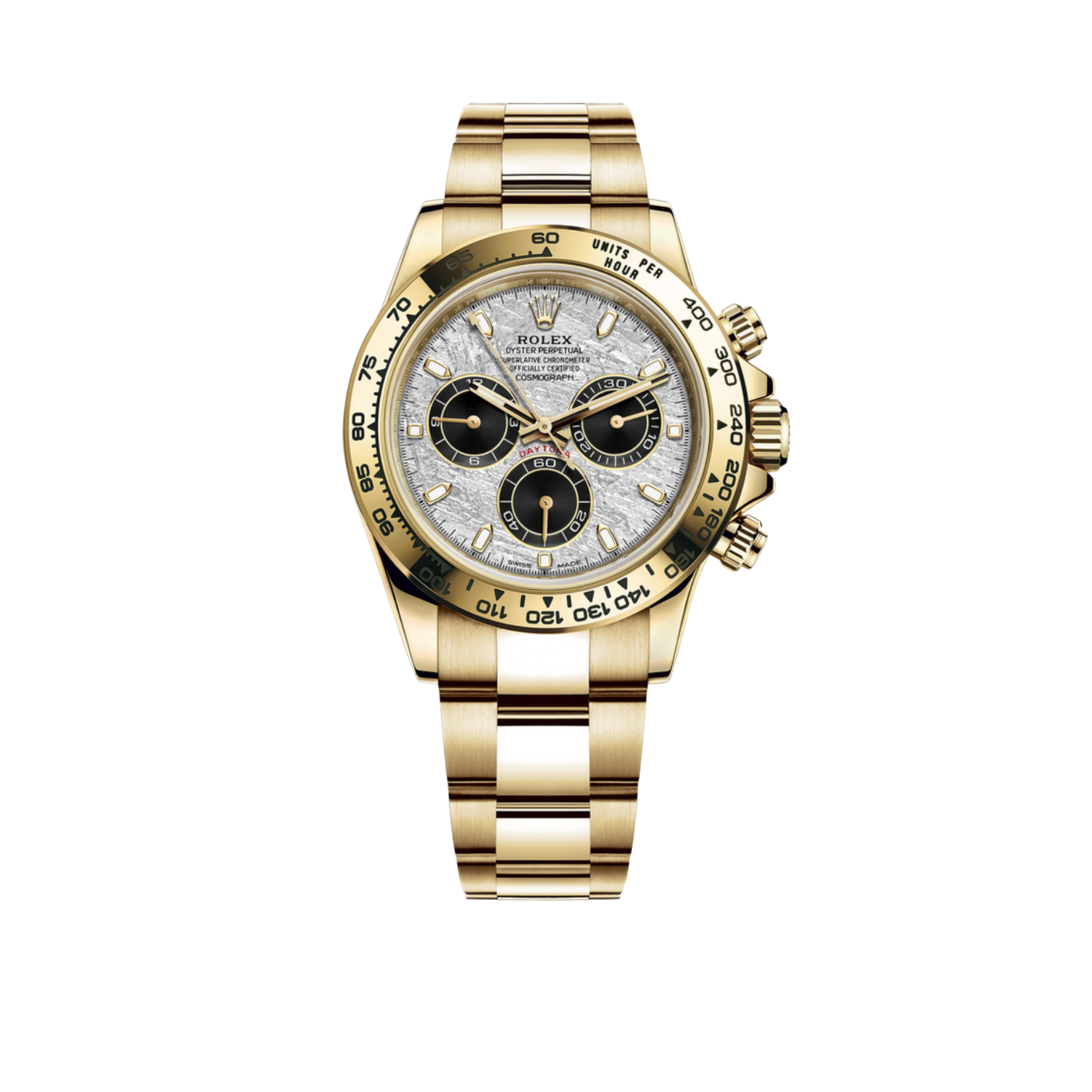 Daytona Cosmograph 40mm Yellow Gold Meteorite Dial 116508-0015