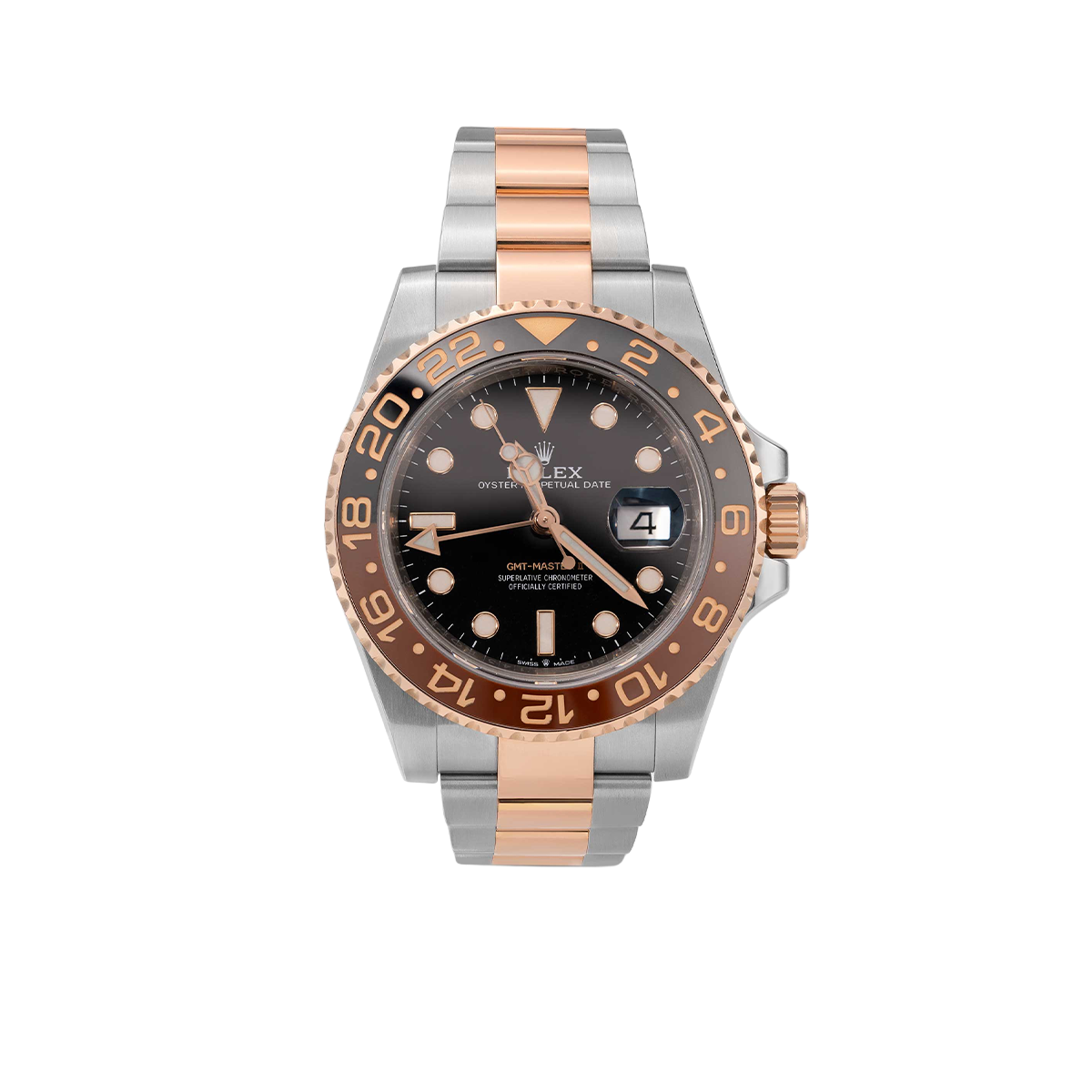 GMT-Master II 126711CHNR 40mm Two-Tone Oystersteel Everose Gold Root Beer