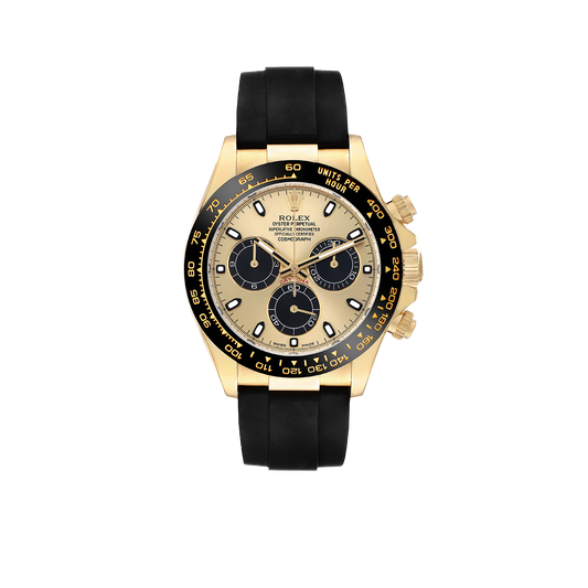 Daytona Pikachu 40mm Yellow Gold Champagne Dial Mens Watch 116518