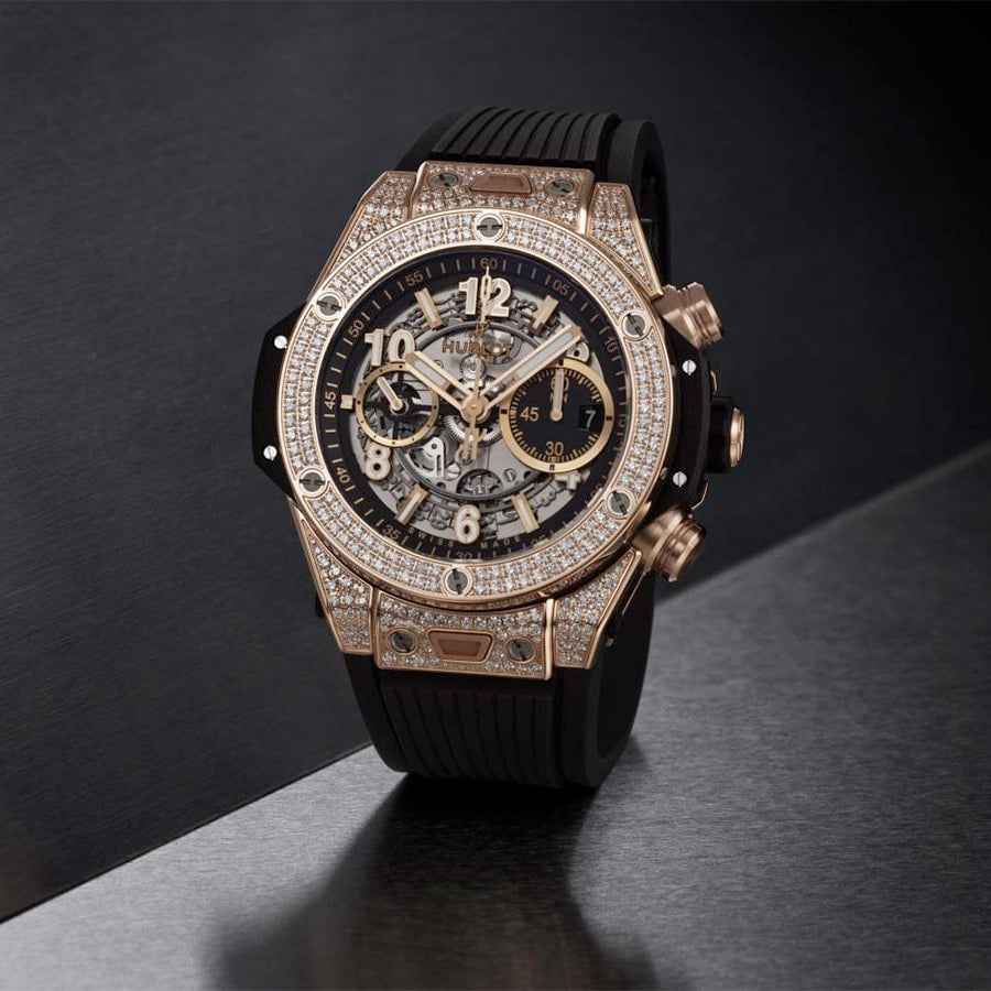 Big Bang Unico King Gold Pavé 44mm 421.OX.1180.RX.1704