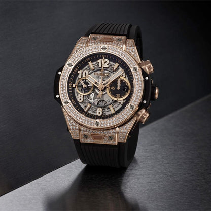 Big Bang Unico King Gold Pavé 44mm 421.OX.1180.RX.1704