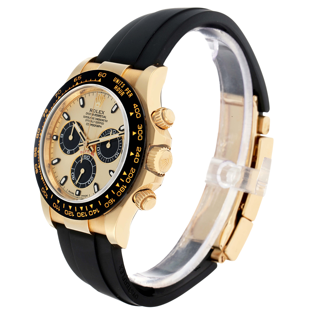 Daytona Pikachu 40mm Yellow Gold Champagne Dial Mens Watch 116518