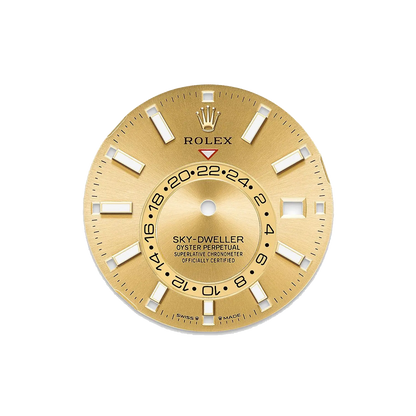 Sky-Dweller 42mm Oyster Yellow Gold 336938 Champagne-colour