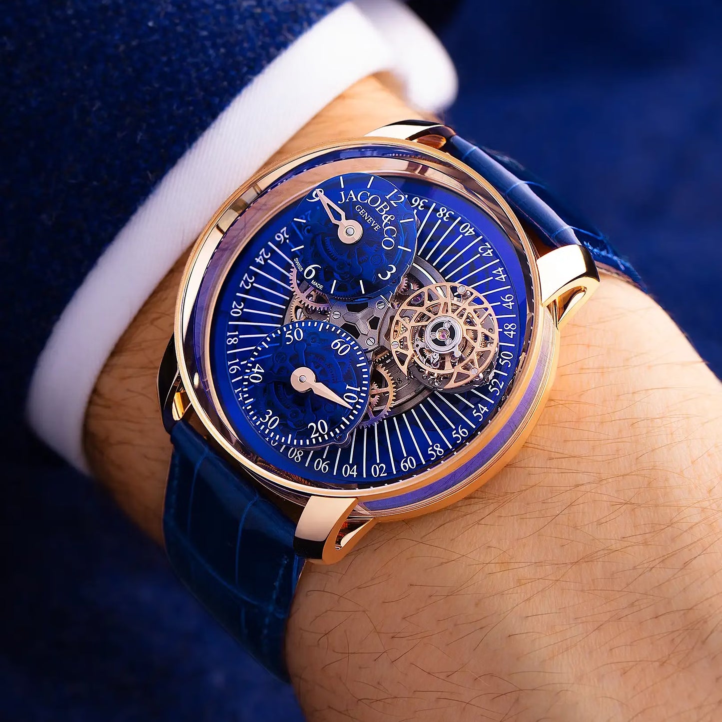 Astronomia Régulateur 43mm Rose Gold, Sapphire Manual Winding AR200.40.AA.AA.A