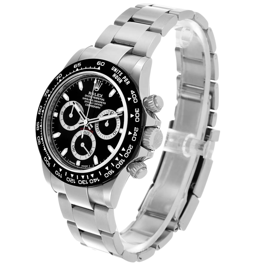 Daytona Panda 40mm Chronograph Black Dial Mens Watch 116500