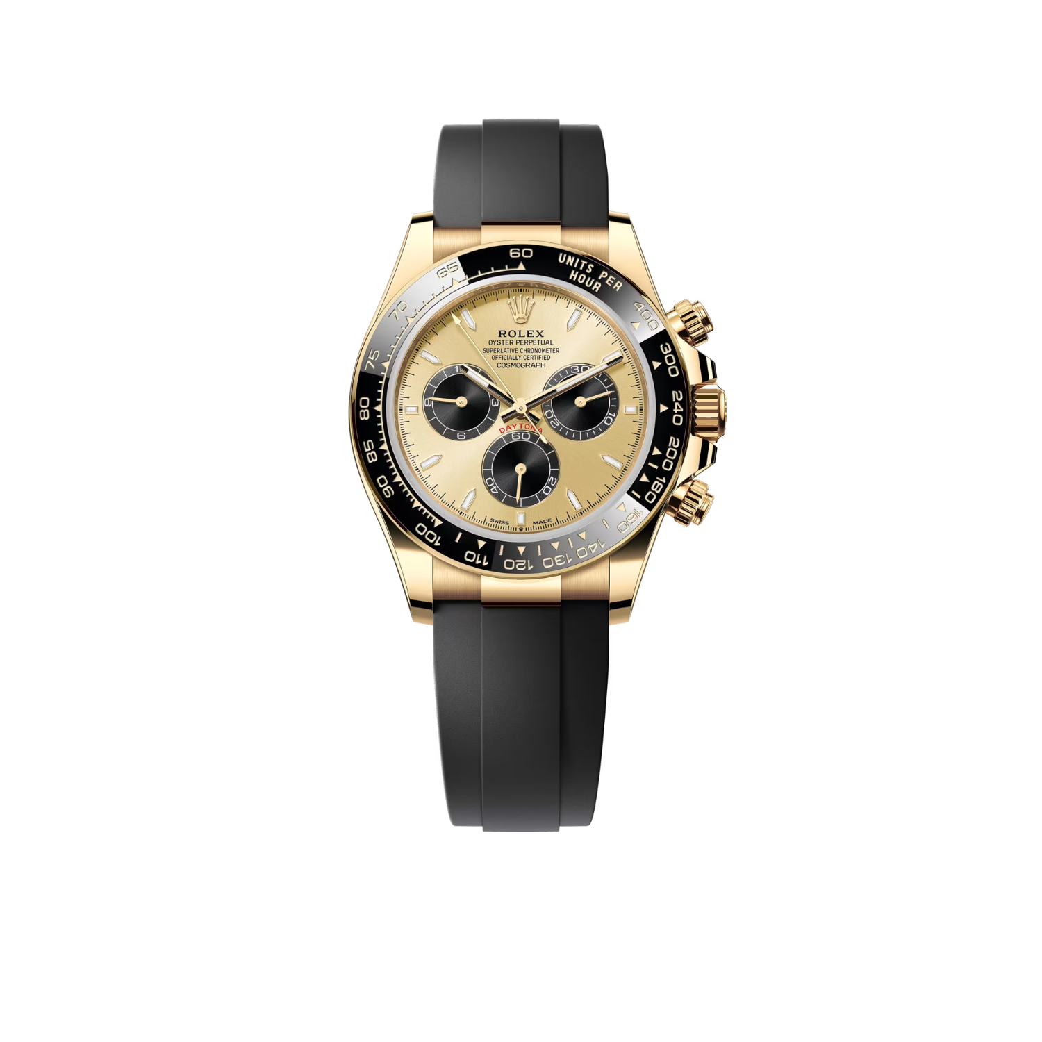 Daytona 40mm Pikachu Yellow Gold Champagne Black Dial 126518LN