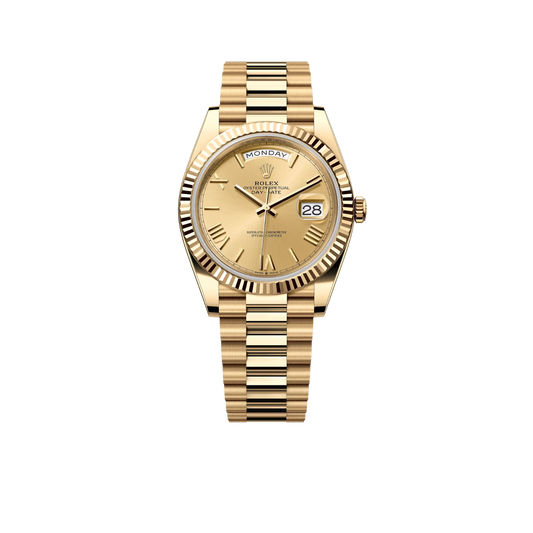 Day-Date 40mm Yellow Gold Champagne Roman Dial m228238-0006