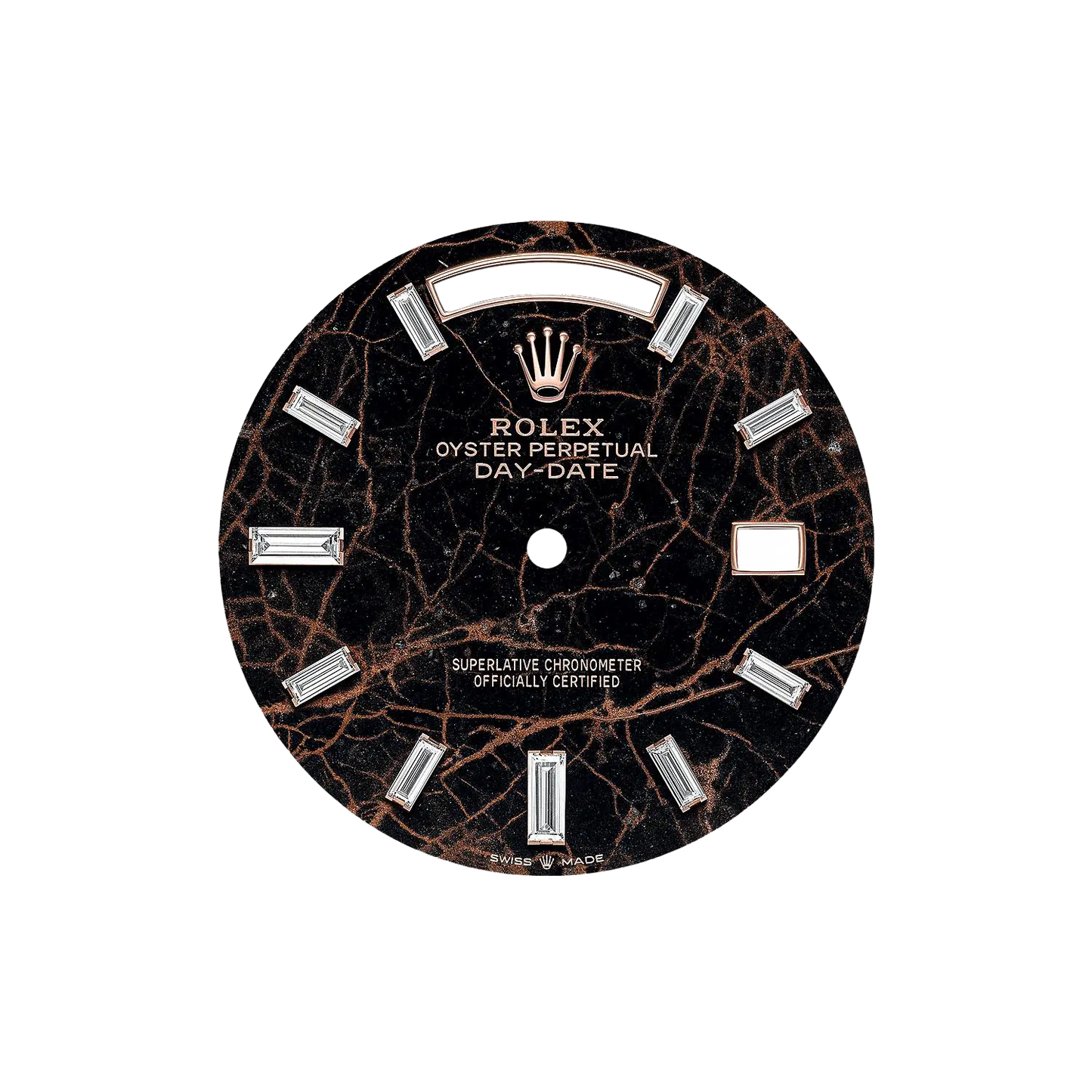 Day Date President 40 mm Everose Gold Eisenkiesel Diamond Dial 228235