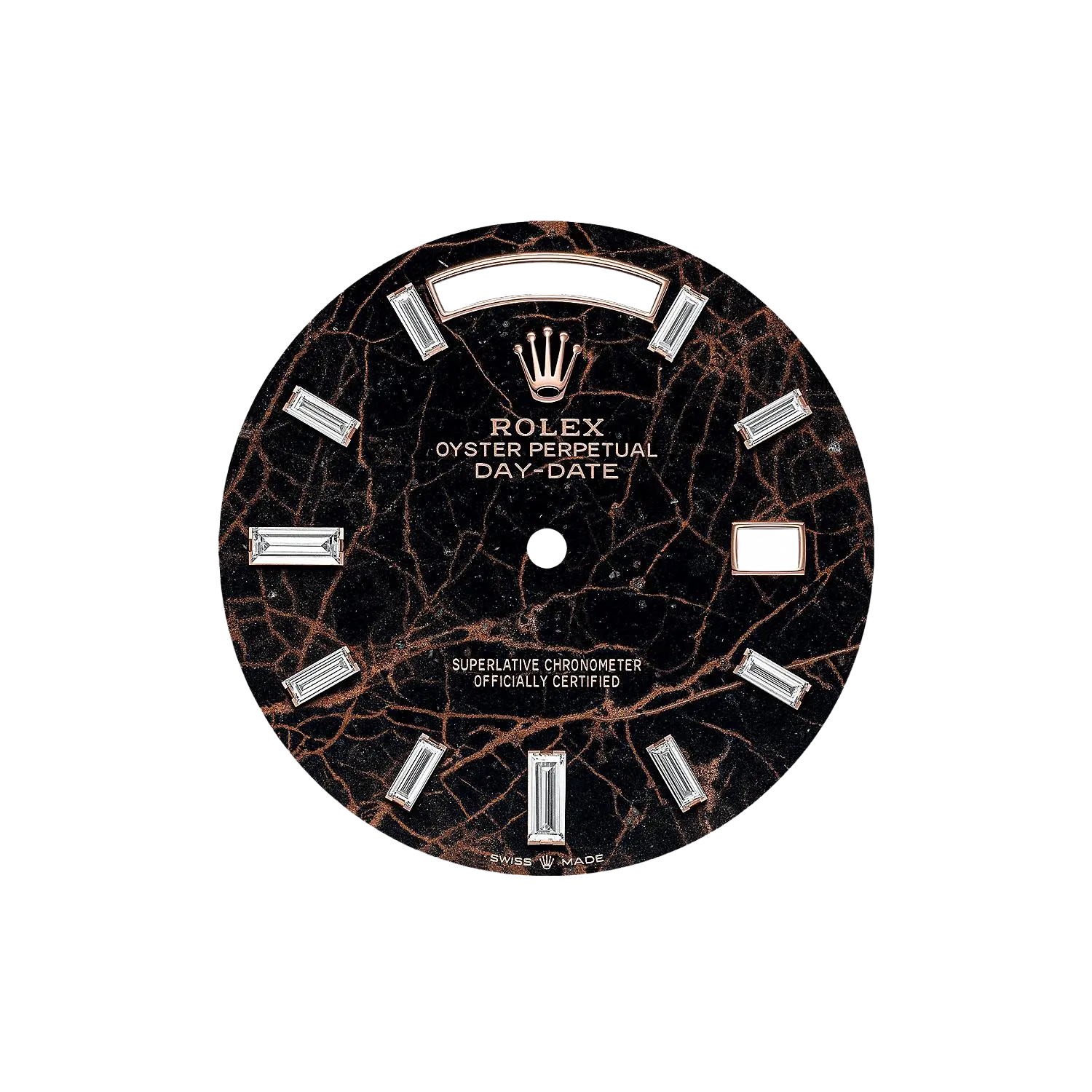Day Date President 40 mm Everose Gold Eisenkiesel Diamond Dial 228235