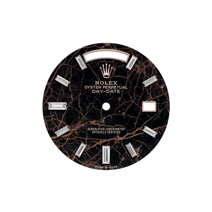 Day Date President 40 mm Everose Gold Eisenkiesel Diamond Dial 228235