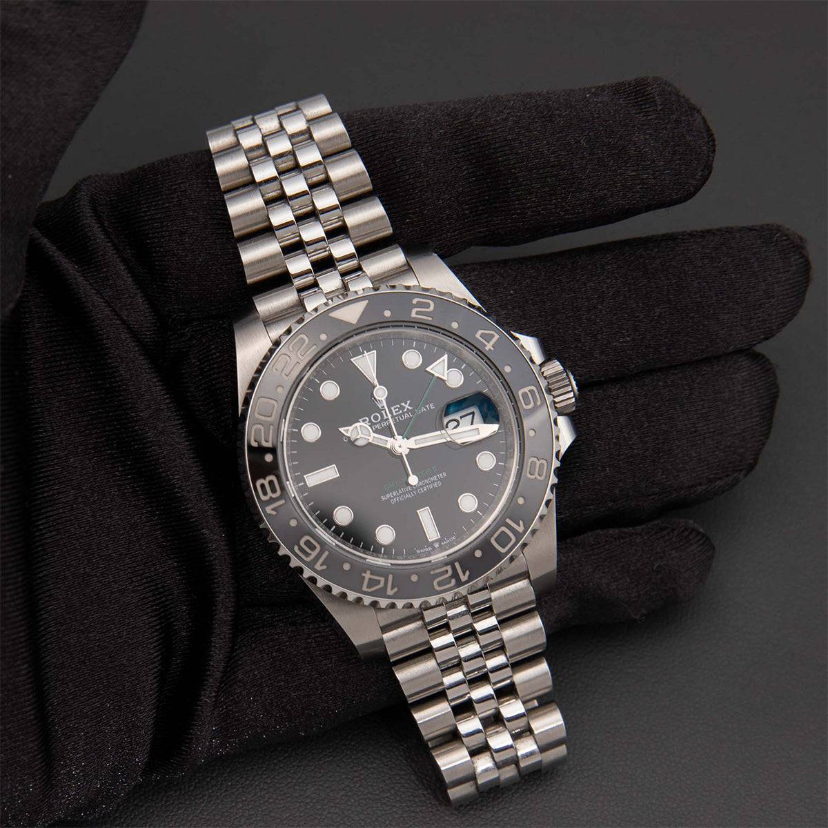 GMT-Master II 40mm Bruce Wayne 126710GRNR Watch Black Dial | 2025 Brand New