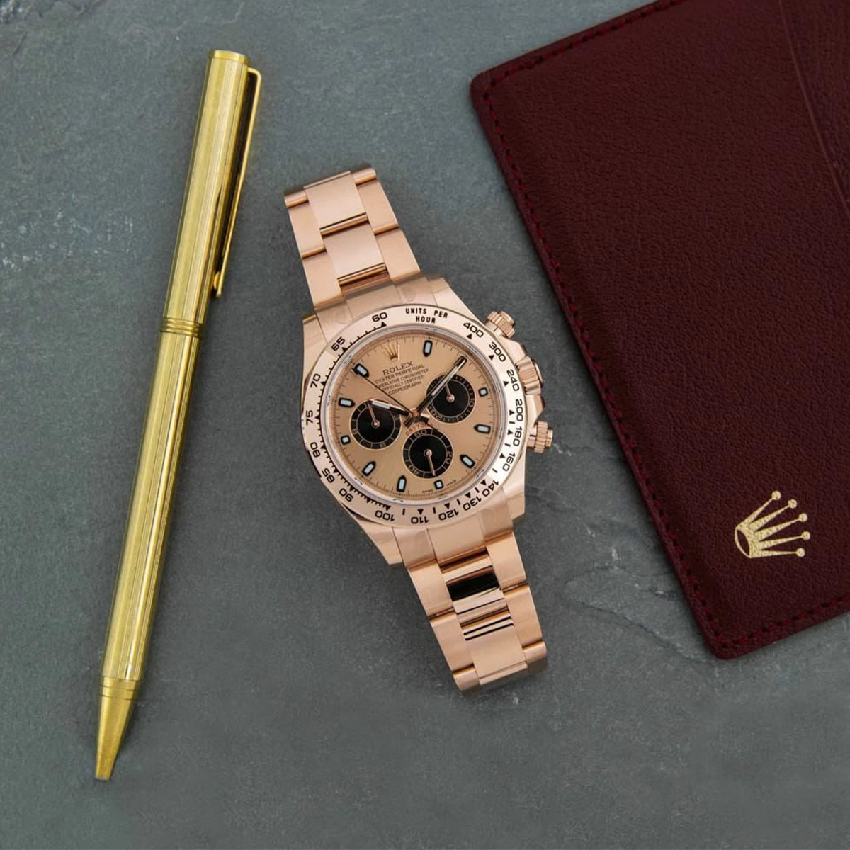 Daytona 40mm Everose Gold Chocolate Dial Mens Watch – Ref. 116505