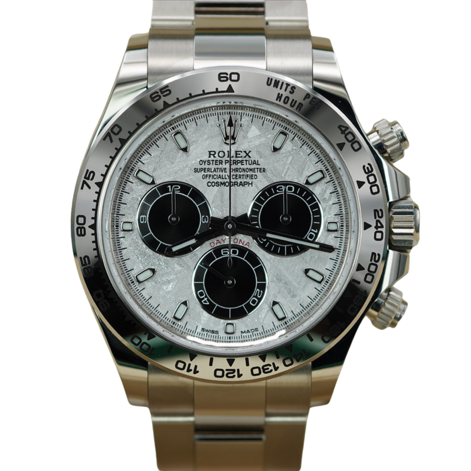 Daytona Cosmograph 40mm White Gold Meteorite Dial 116508-0073