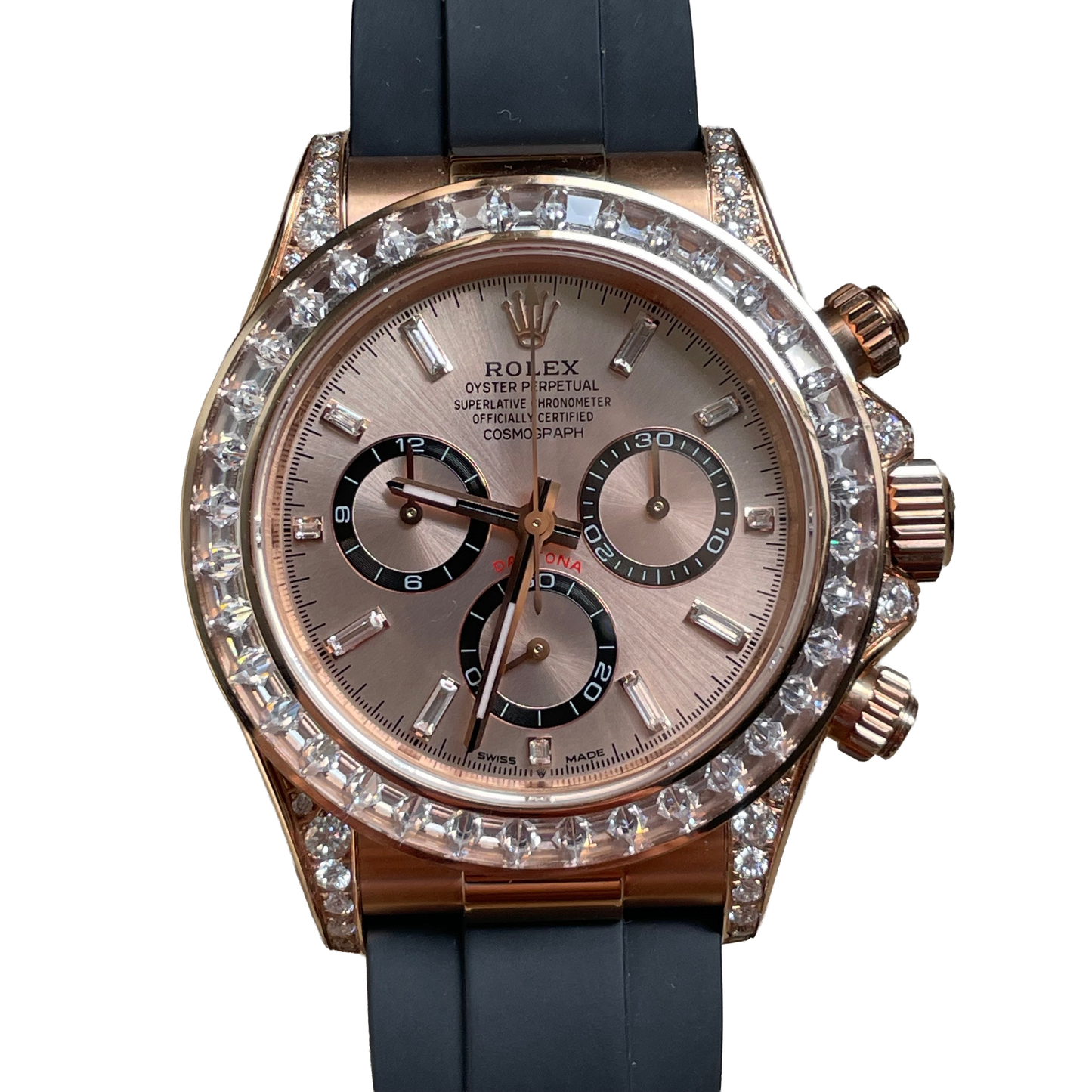 Daytona Cosmograph Everose gold Sundust Dial Diamond 40mm 126535TBR-0002