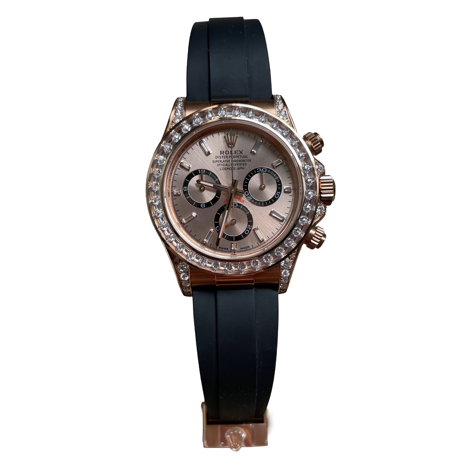 Daytona Cosmograph Everose gold Sundust Dial Diamond 40mm 126535TBR-0002