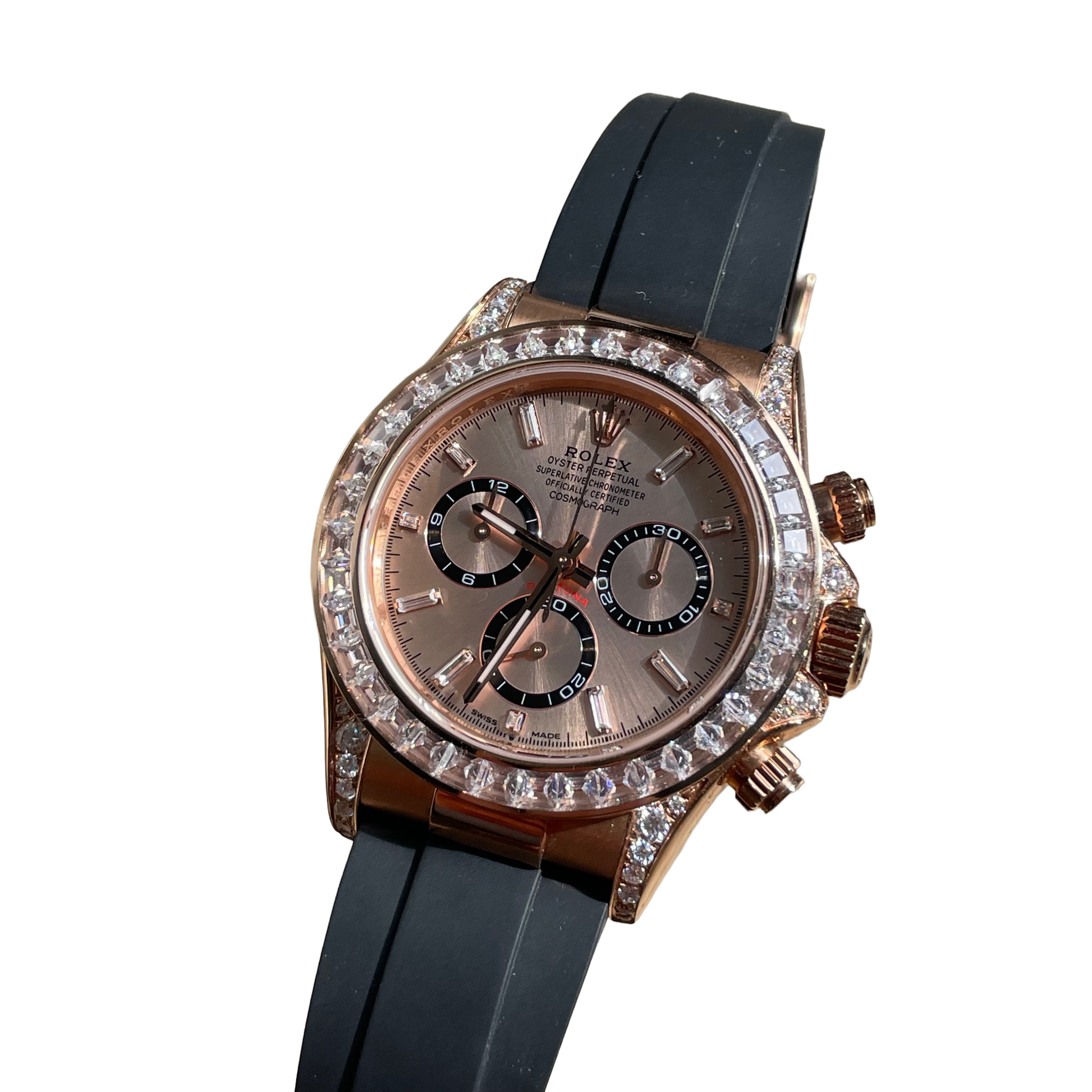 Daytona Cosmograph Everose gold Sundust Dial Diamond 40mm 126535TBR-0002