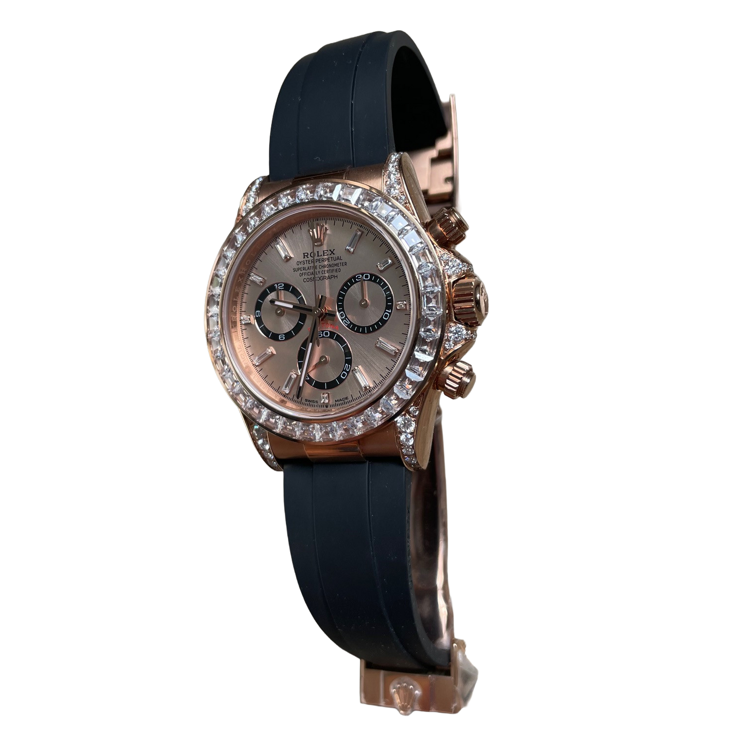 Daytona Cosmograph Everose gold Sundust Dial Diamond 40mm 126535TBR-0002