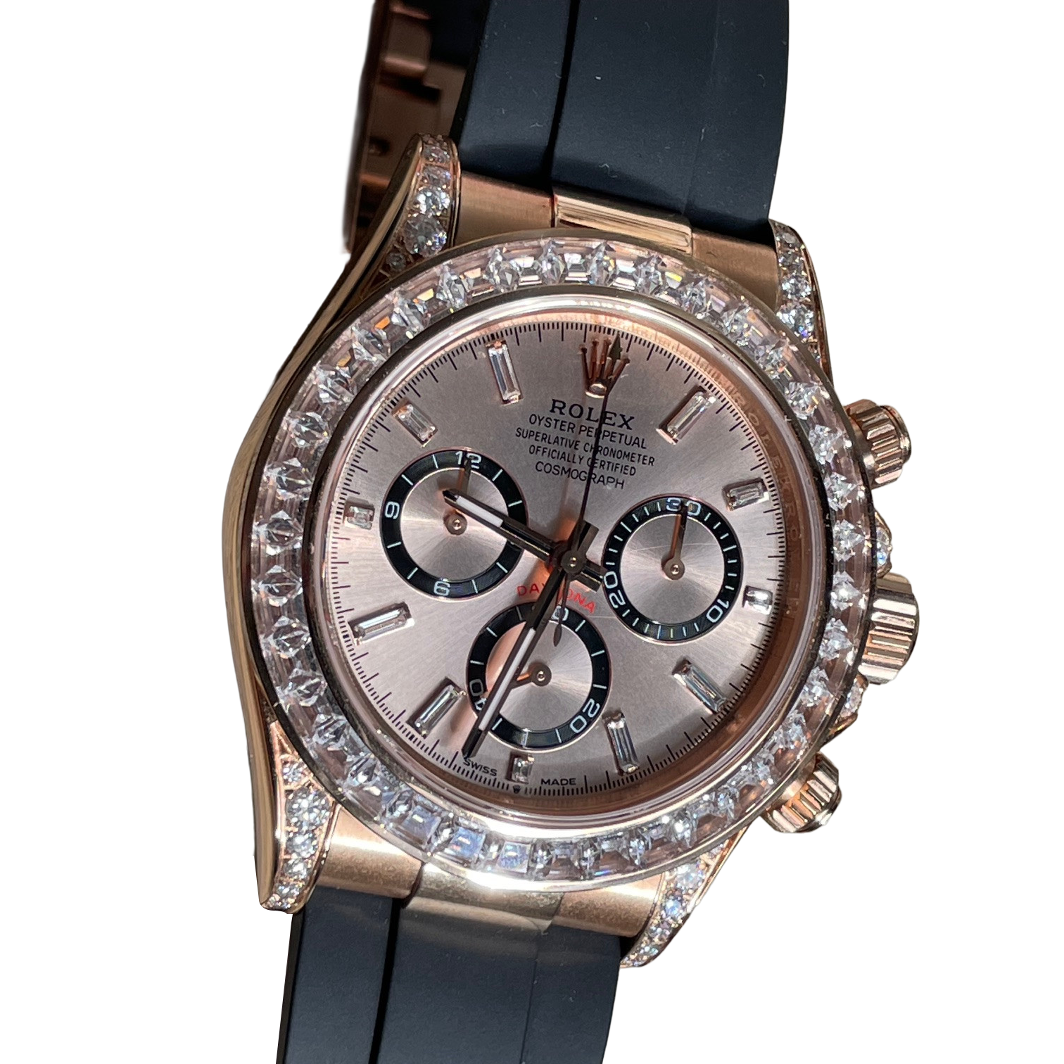 Daytona Cosmograph Everose gold Sundust Dial Diamond 40mm 126535TBR-0002