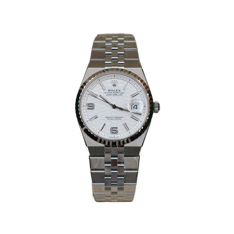 Land-Dweller 36 mm  Oystersteel White Gold M127334-0001