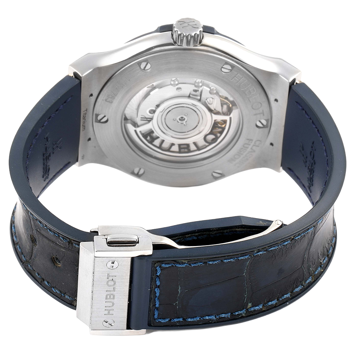 Classic Fusion Titanium 42mm Blue Dial Mens Watch 542.NX.7170.LR