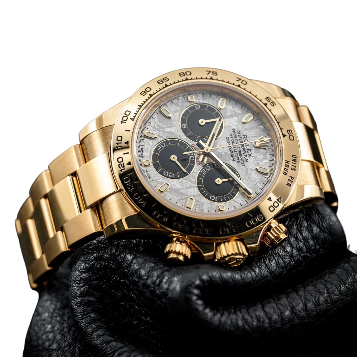 Daytona Cosmograph 40mm Yellow Gold Meteorite Dial 116508-0015