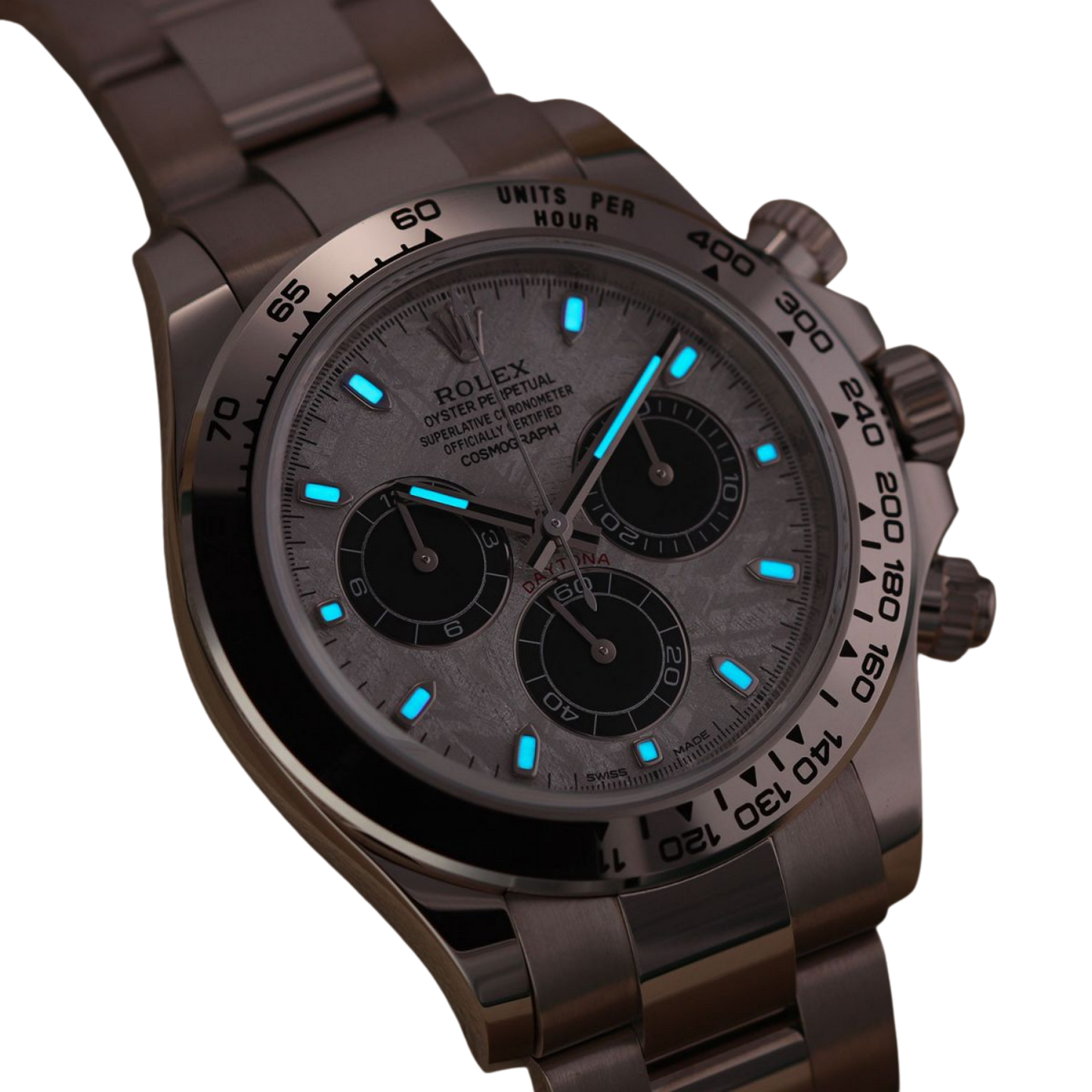 Daytona Cosmograph 40mm White Gold Meteorite Dial 116508-0073