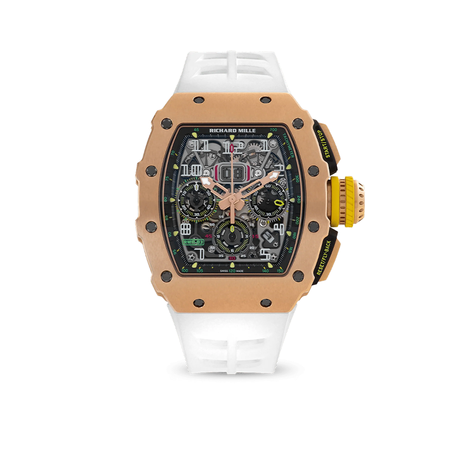 RM 11-03 18K Rose Gold, Skeleton Dial, 44 mm