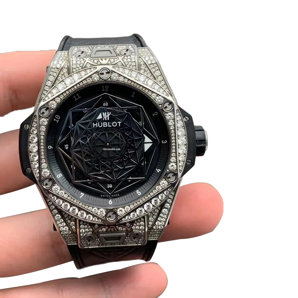 Big Bang Sang Bleu Diamond Titanium 45mm 415.NX.1112.VR.1704.MXM17