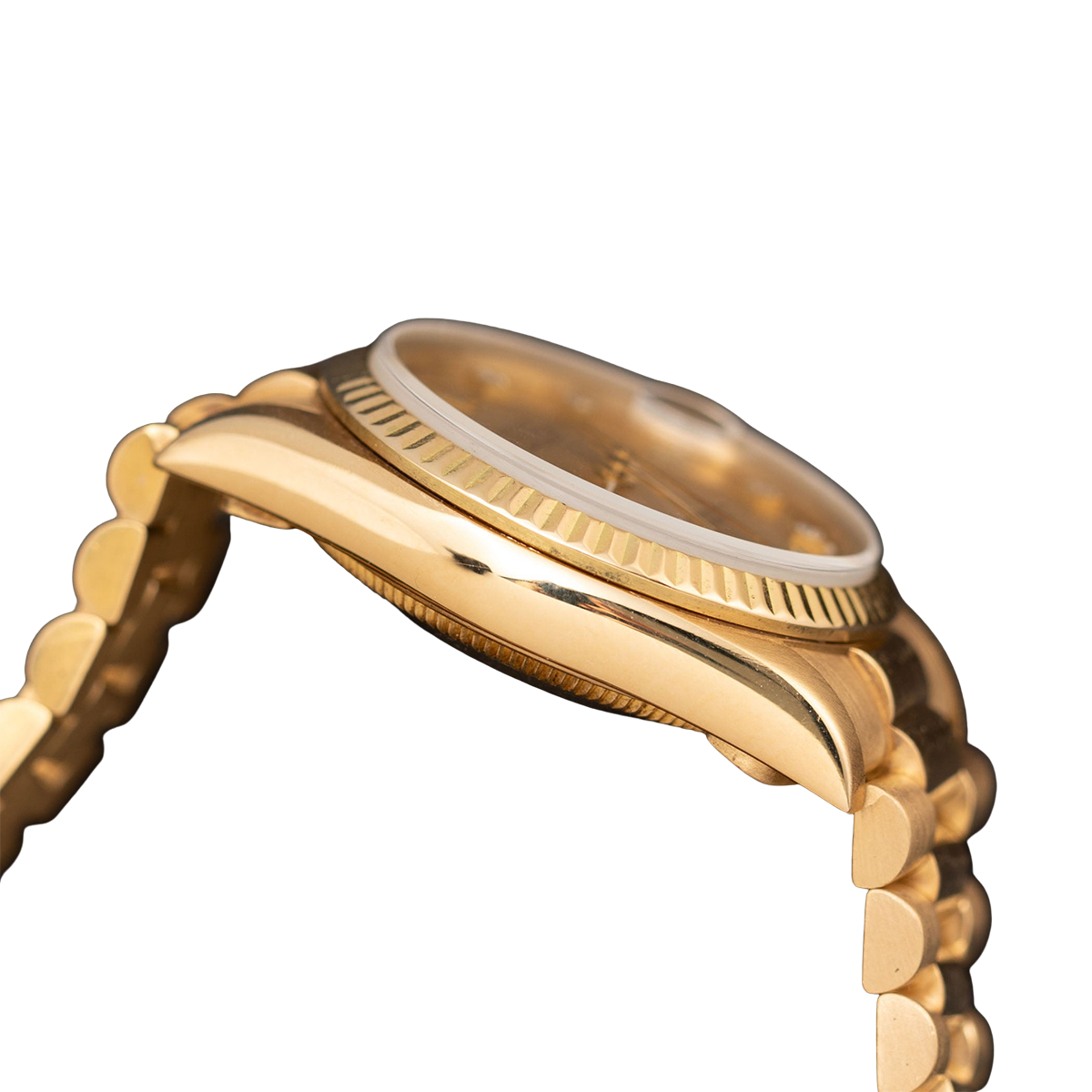 Presidential Rolex Datejust 68278 Fluted Bezel Watch 31mm Diamond Dial