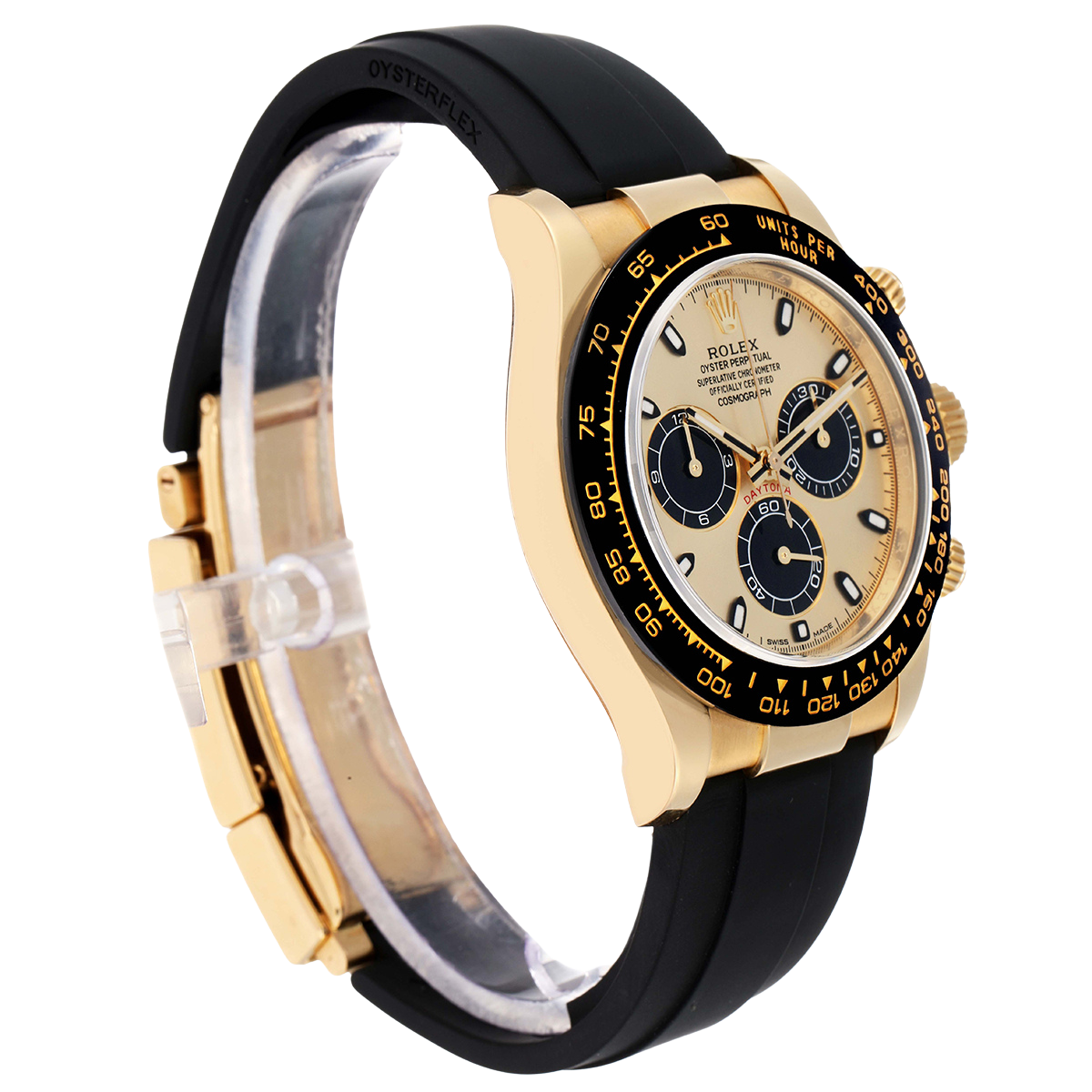 Daytona Pikachu 40mm Yellow Gold Champagne Dial Mens Watch 116518