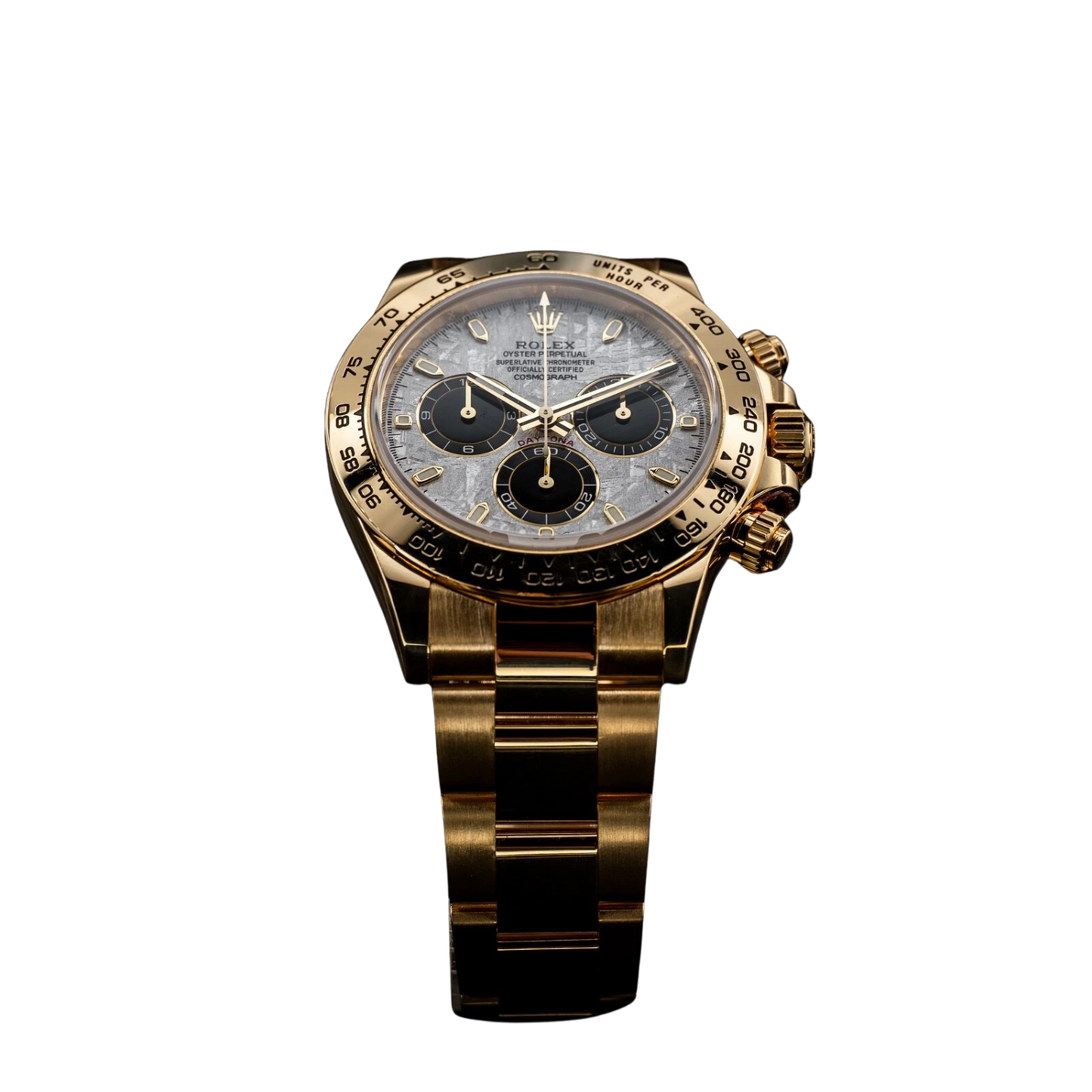 Daytona Cosmograph 40mm Yellow Gold Meteorite Dial 116508-0015