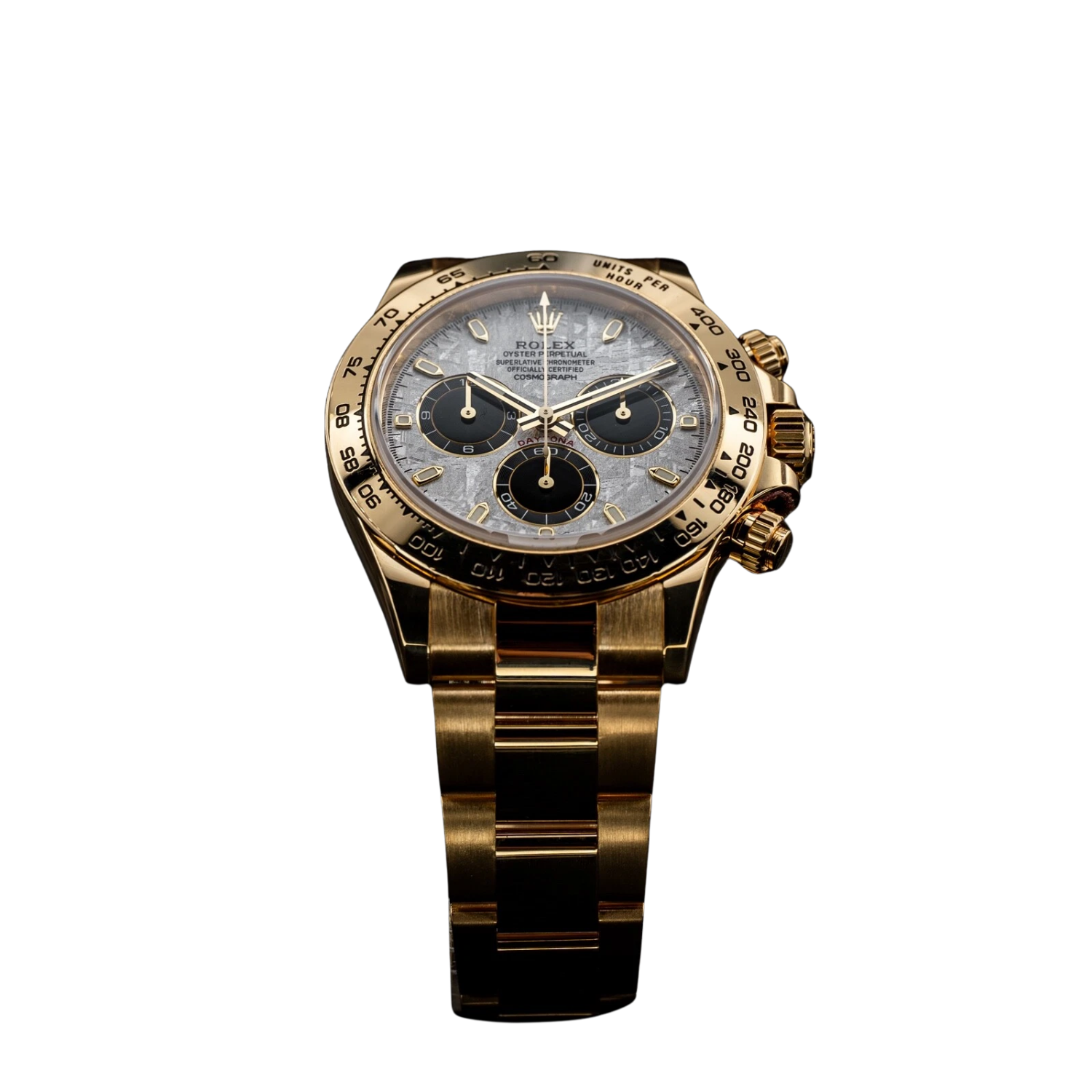 Daytona Cosmograph 40mm Yellow Gold Meteorite Dial 116508-0015
