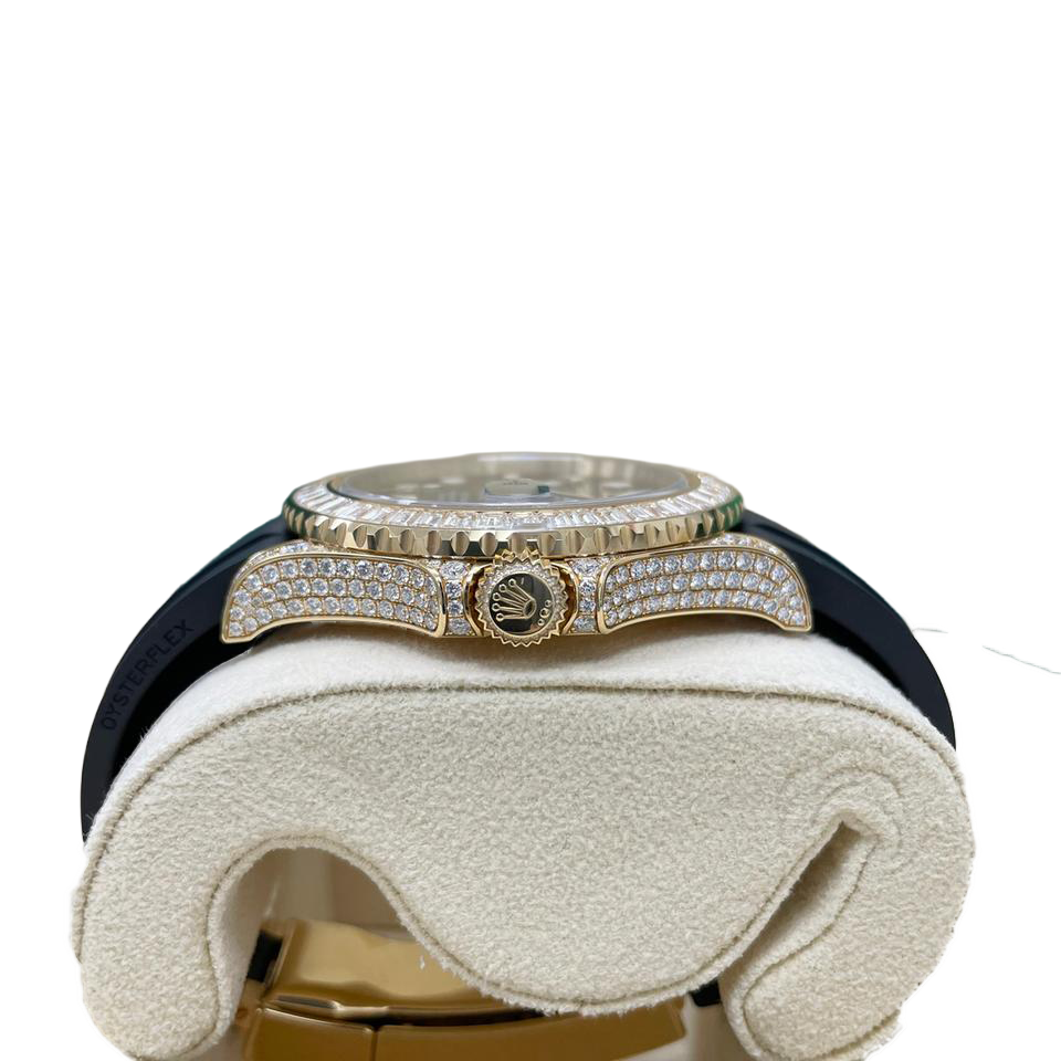 Yacht-Master 42  Yacht-master 42mm 226668 Yellow Gold Baguette Bezel Diamond