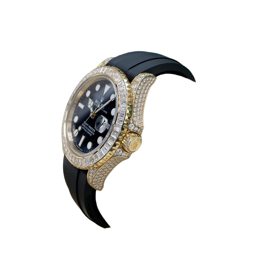 Yacht-Master 42  Yacht-master 42mm 226668 Yellow Gold Baguette Bezel Diamond