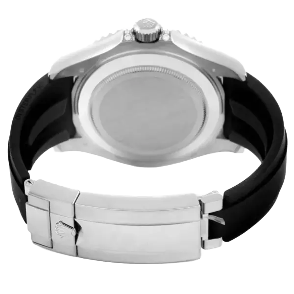 Yacht-Master 42mm White Gold and Diamond-Set / Black / Oysterflex