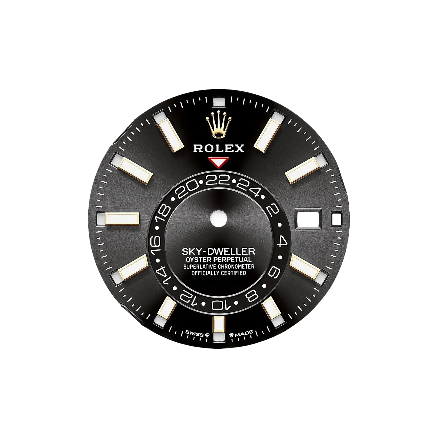 Sky-Dweller 42mm Oyster Yellow Gold 336938 Bright Black