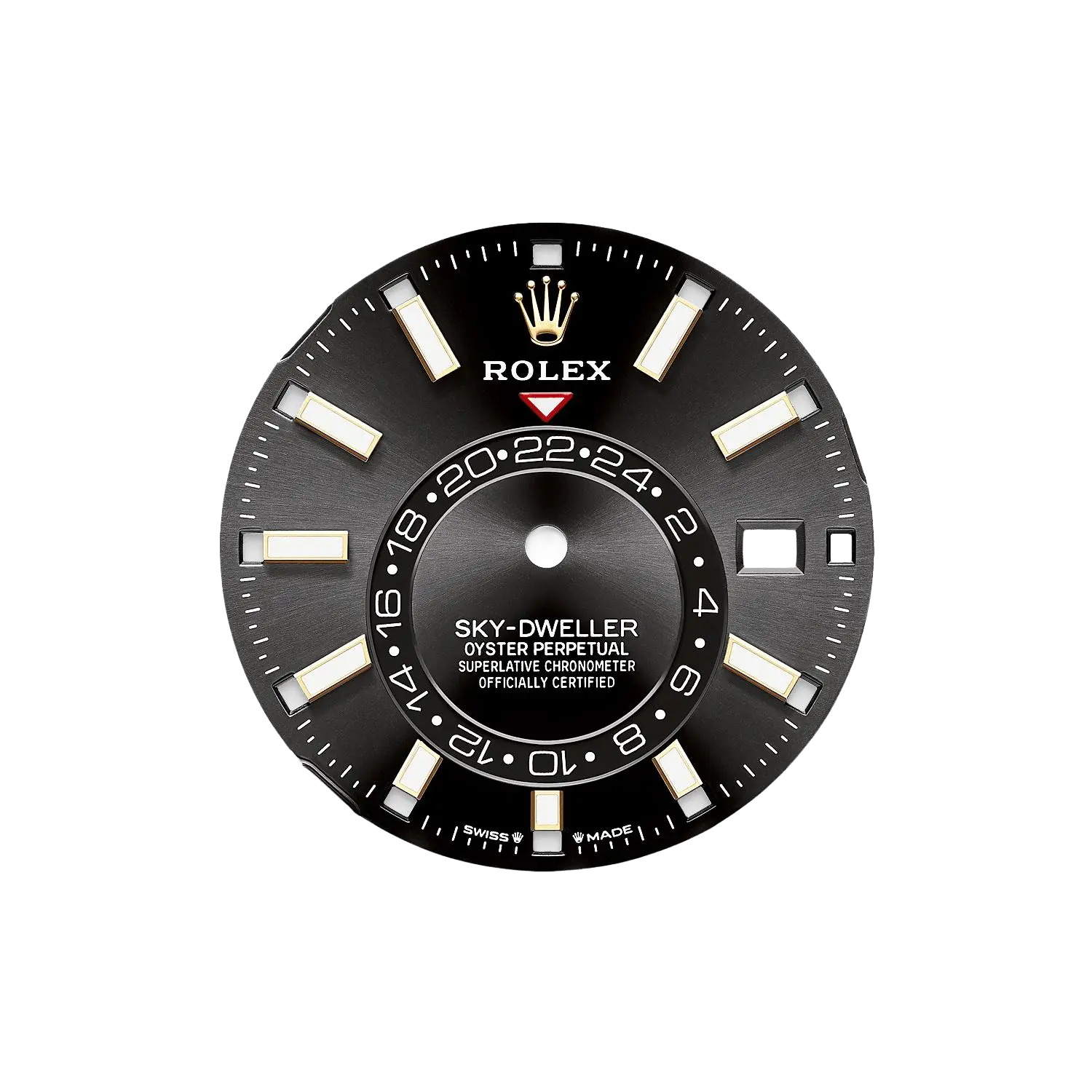 Sky-Dweller 42mm Oyster Yellow Gold 336938 Bright Black