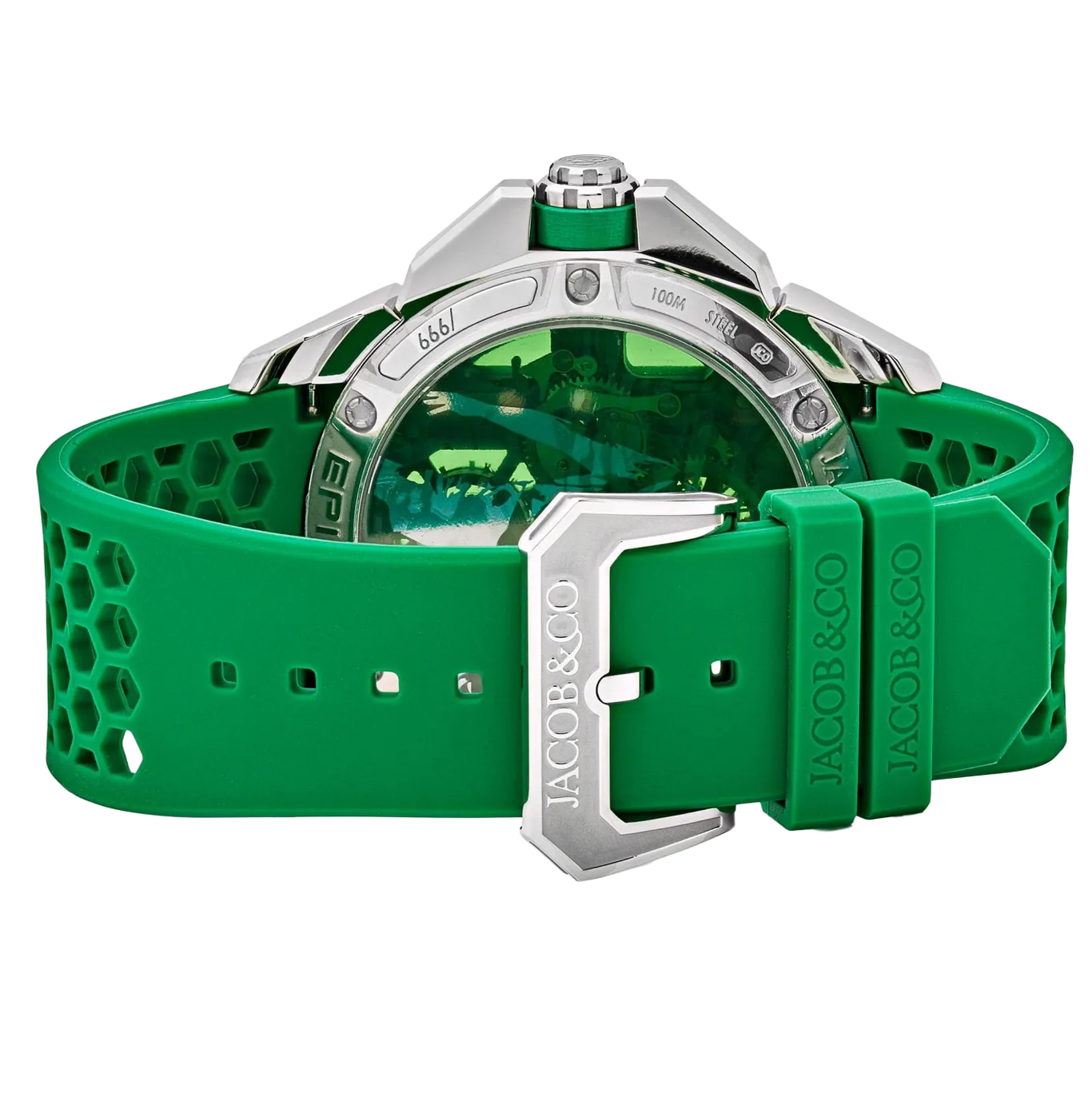 Epic X CR7 44mm Heart of CR7 Stainless Steel Green on Strap EX120.10.AD.AA.ABRUA