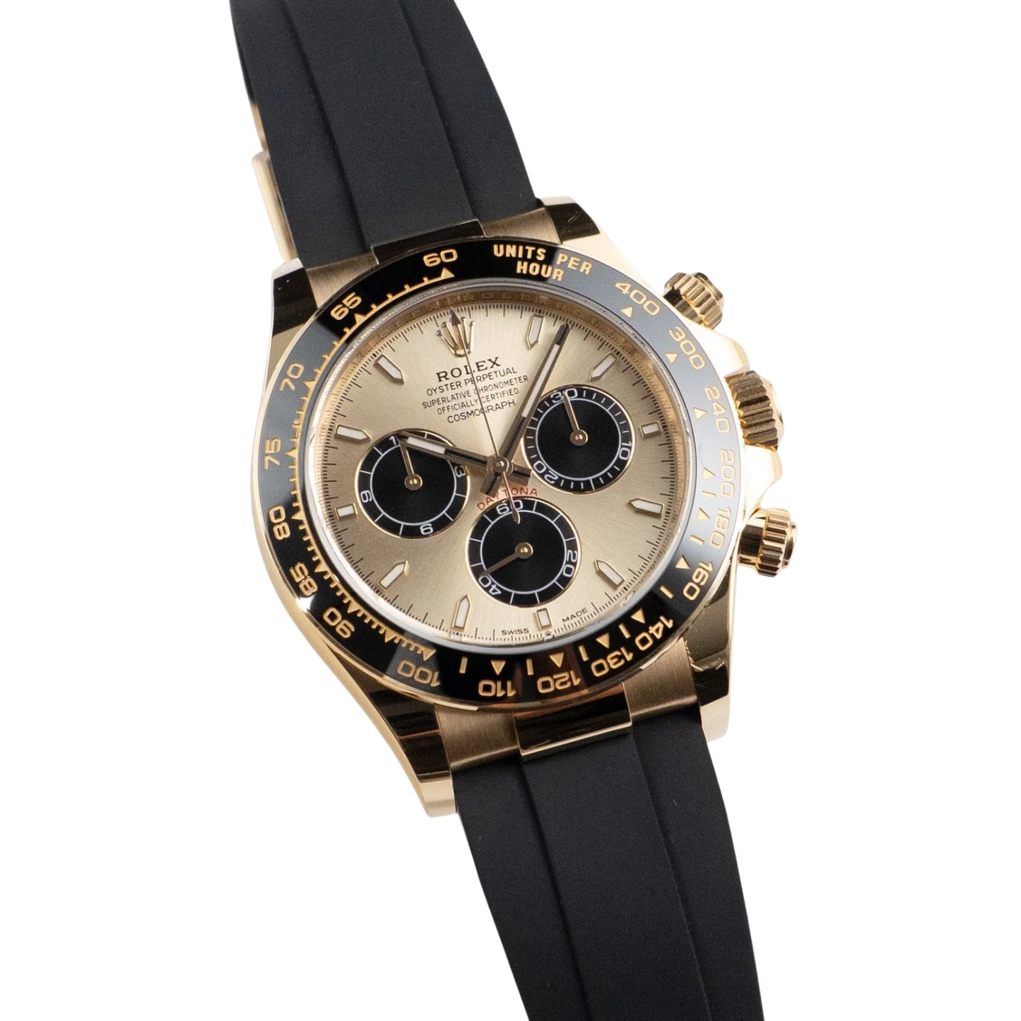 Daytona 40mm Pikachu Yellow Gold Champagne Black Dial 126518LN