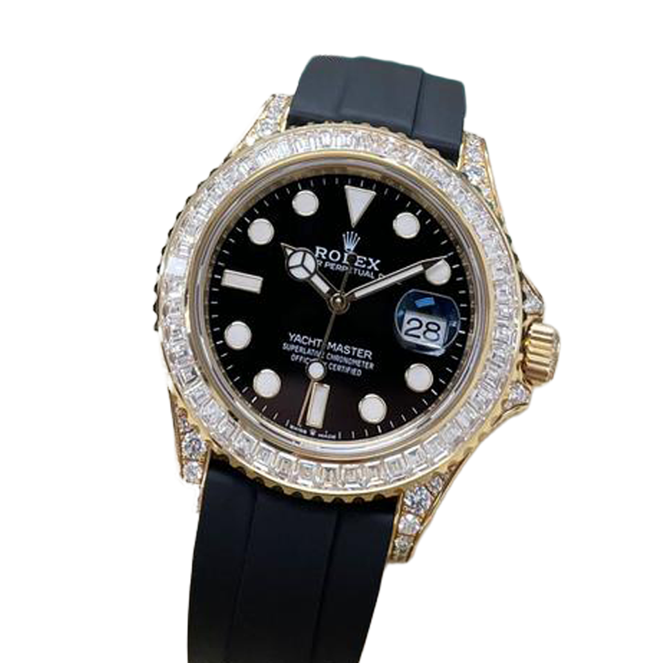 Yacht-Master 42  Yacht-master 42mm 226668 Yellow Gold Baguette Bezel Diamond