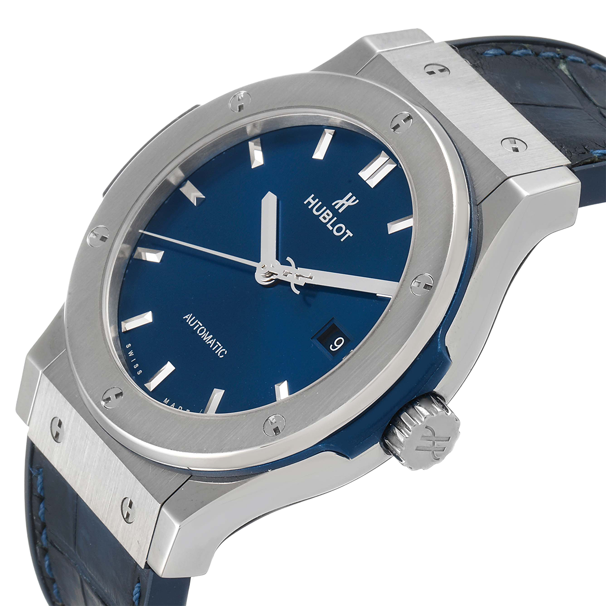 Classic Fusion Titanium 42mm Blue Dial Mens Watch 542.NX.7170.LR