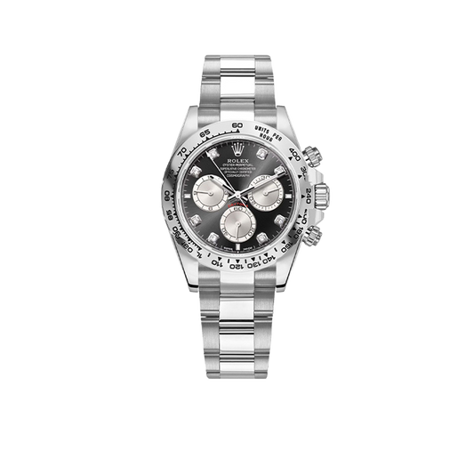 Daytona 40mm White Gold Diamonds Mens Watch 126509-0002