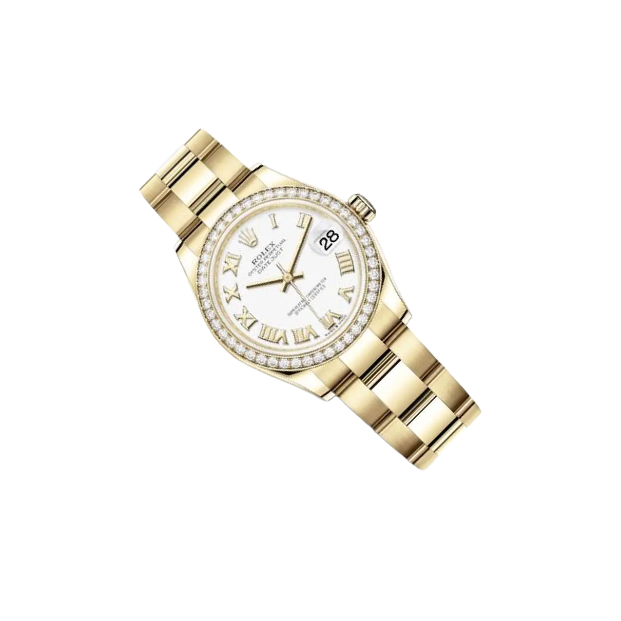 Datejust 31mm White Dial, 18kt Yellow Gold 278288